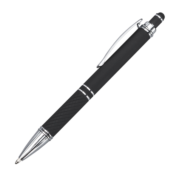 The Lewis Metal Pen features matte-finished rubber coating that combines with... from ASI 84592 St Regis Group