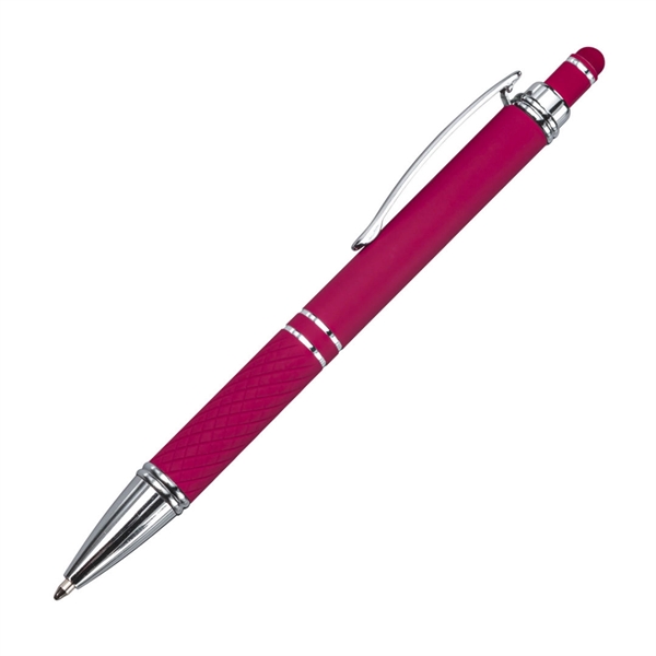 The Lewis Metal Pen features matte-finished rubber coating that combines with... from ASI 84592 St Regis Group
