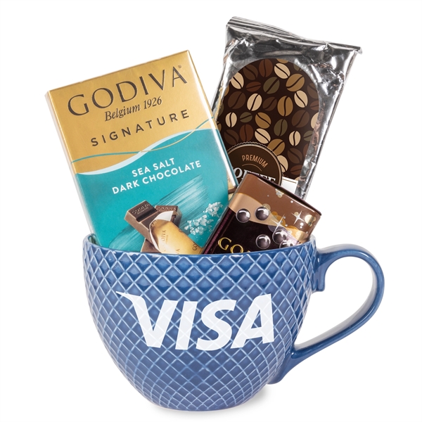 Godiva Coffee and Cocoa Gift Set -Sea Salt... from ASI 44900 NC Custom (CI/Lanco) / Chocolate Inn