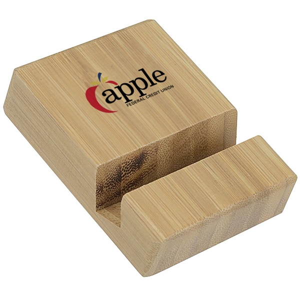 Bamboo Block Phone Stand.... from ASI 90859 Tempo Industries Inc