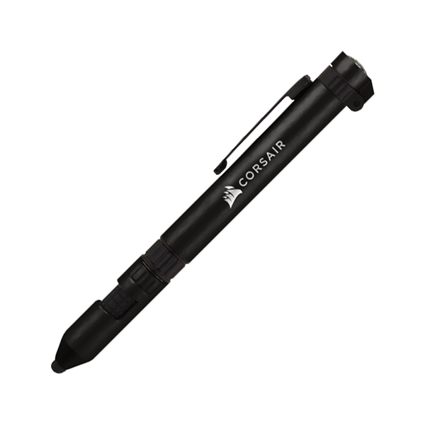 Crossroads Outdoor Multi-Tool Pen With LED Light... from ASI 90859 Tempo Industries Inc