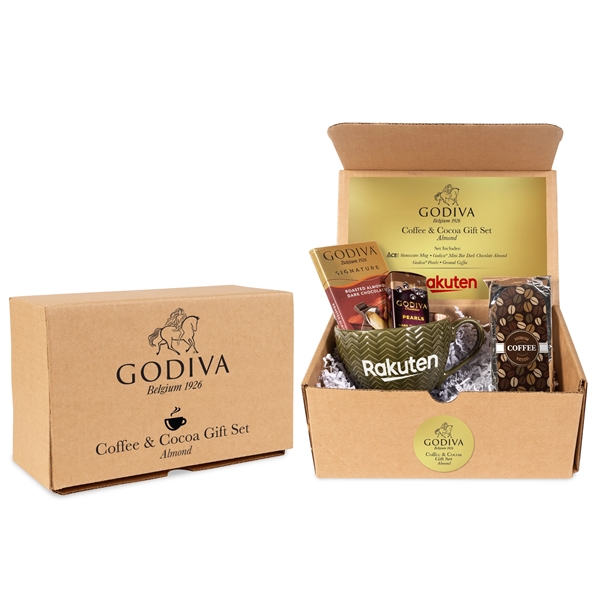 Godiva Coffee and Cocoa Gift Set - Almond... from ASI 44900 NC Custom (CI/Lanco) / Chocolate Inn