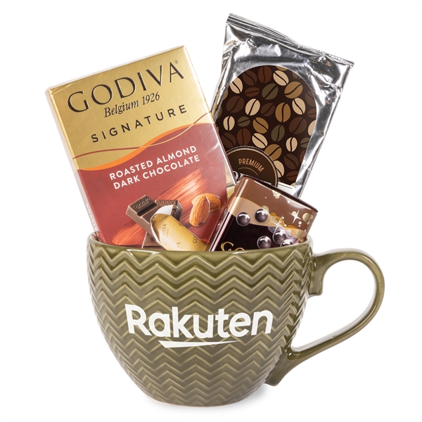 Godiva Coffee and Cocoa Gift Set - Almond... from ASI 44900 NC Custom (CI/Lanco) / Chocolate Inn