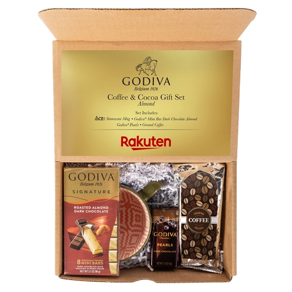 Godiva Coffee and Cocoa Gift Set - Almond... from ASI 44900 NC Custom (CI/Lanco) / Chocolate Inn