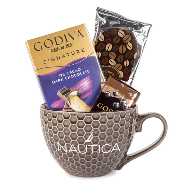 Godiva Coffee and Cocoa Gift Set - Dark Chocolate... from ASI 44900 NC Custom (CI/Lanco) / Chocolate Inn