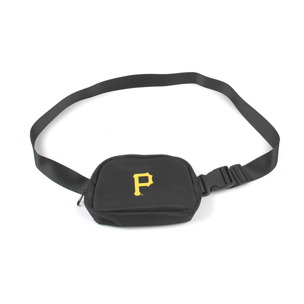 Belt bag/fanny pack that's made of water-resistant nylon with a 43"... from ASI 90807 Tekweld