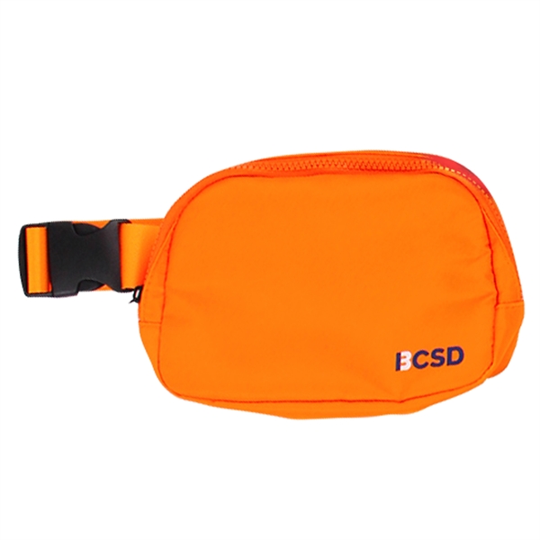 Belt bag/fanny pack that's made of water-resistant nylon with a 43"... from ASI 90807 Tekweld
