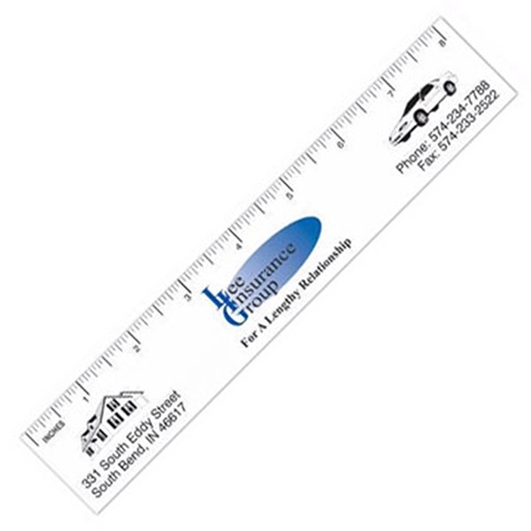 Magnet - 1.5" x 8.25" Rectangle (Ruler) - Full Color... from ASI 80210 Quikey Mfg Co Inc / Quikey Line