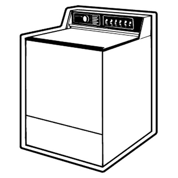 Magnets - Stock Shape Collection - Full Color. Washing machine shaped.... from ASI 80210 Quikey Mfg Co Inc / Quikey Line