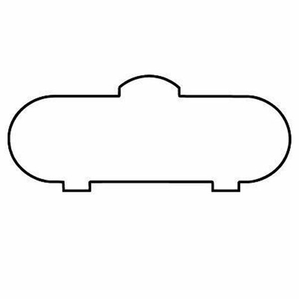 Magnets - Stock Shape Collection - Full Color. Propane tank shaped.... from ASI 80210 Quikey Mfg Co Inc / Quikey Line