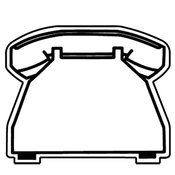 Magnets - Stock Shape Collection - Full Color. Phone shaped.... from ASI 80210 Quikey Mfg Co Inc / Quikey Line