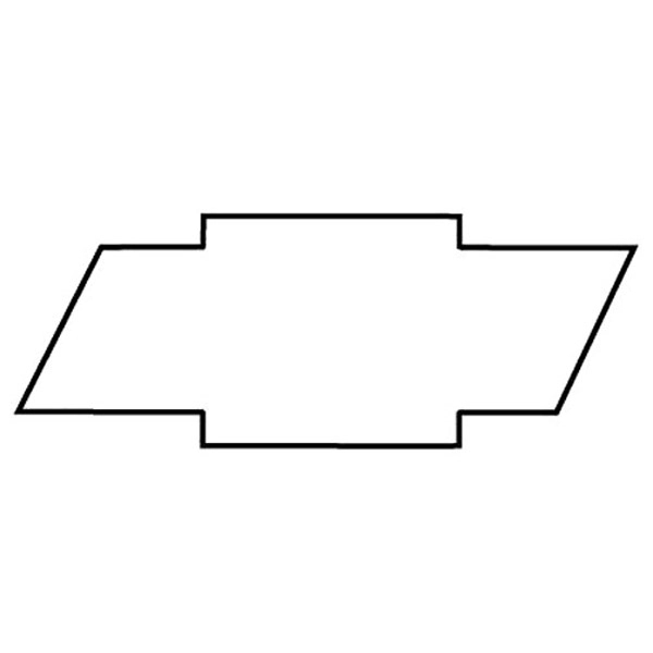 Magnets - Stock Shape Collection - Full Color. Chevy bowtie shaped.... from ASI 80210 Quikey Mfg Co Inc / Quikey Line