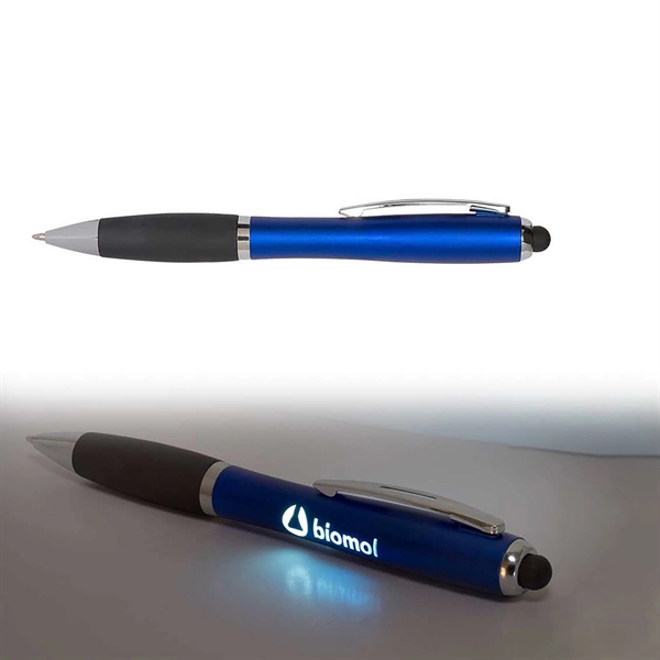 Stylus pen featuring a LED light located in the barrel, making... from ASI 34800 Alstar Creations / Alstar Line