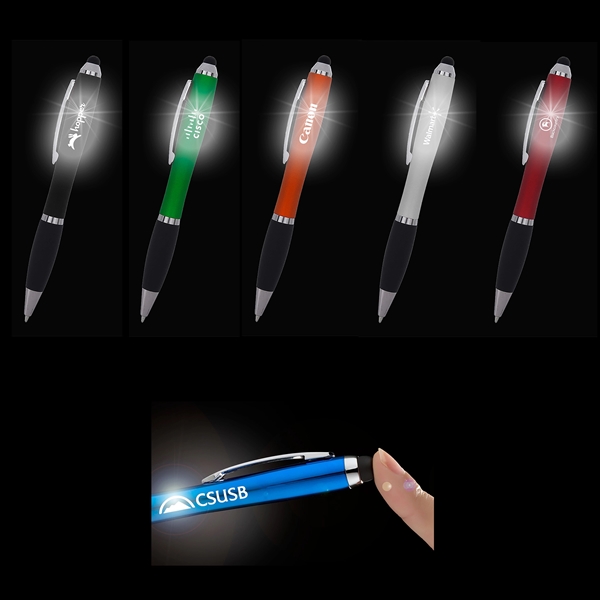 Stylus pen featuring a LED light located in the barrel, making... from ASI 34800 Alstar Creations / Alstar Line