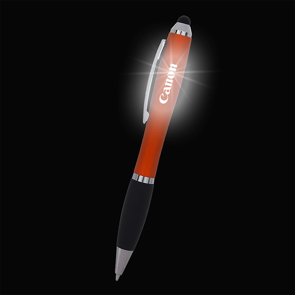 Stylus pen featuring a LED light located in the barrel, making... from ASI 34800 Alstar Creations / Alstar Line