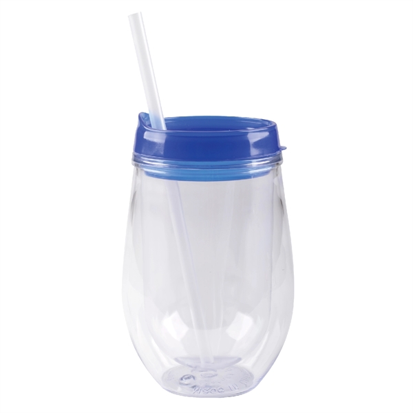 10 oz insulated container with lid and straw, available in fashion... from ASI 74245 Nordic Co Inc / Nordic Nordic Promos
