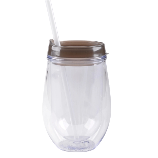 10 oz insulated container with lid and straw, available in fashion... from ASI 74245 Nordic Co Inc / Nordic Nordic Promos