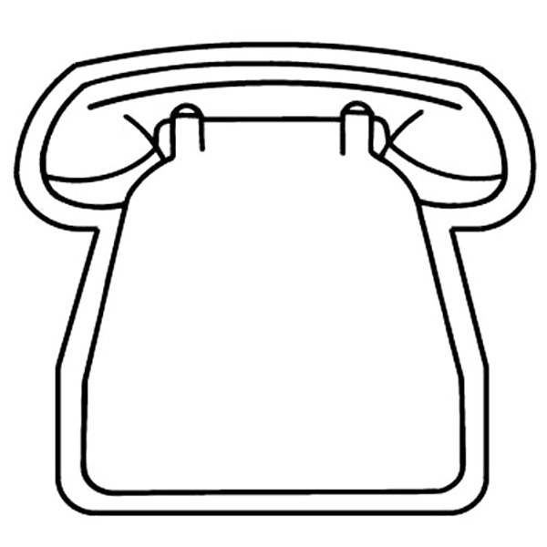 Magnets - Stock Shape Collection - Full Color. Small phone shaped.... from ASI 80210 Quikey Mfg Co Inc / Quikey Line