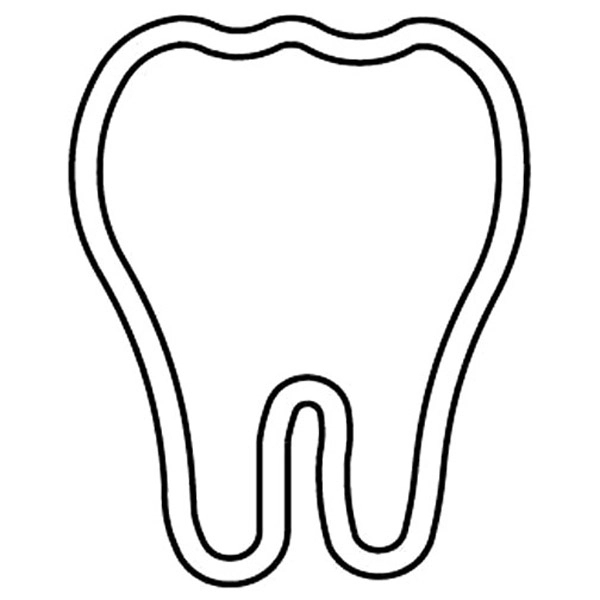 Magnets - Stock Shape Collection - Full Color. Tooth shaped.... from ASI 80210 Quikey Mfg Co Inc / Quikey Line