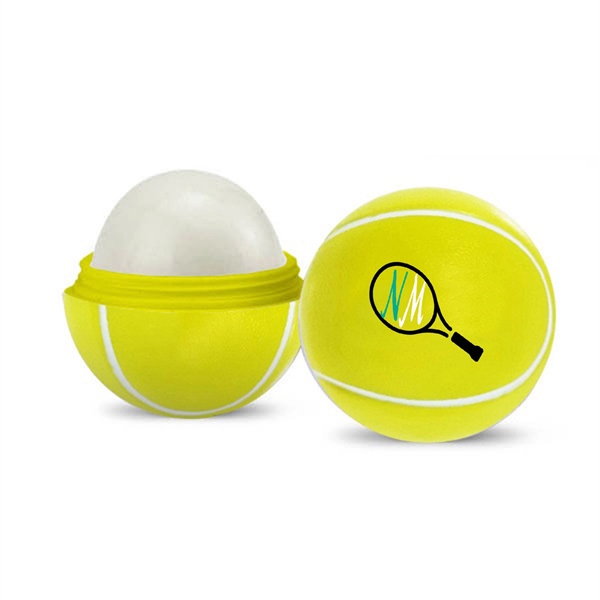 Lip balm moisturizer tennis ball made with natural beeswax and measures... from ASI 61966 HPG / Mixie