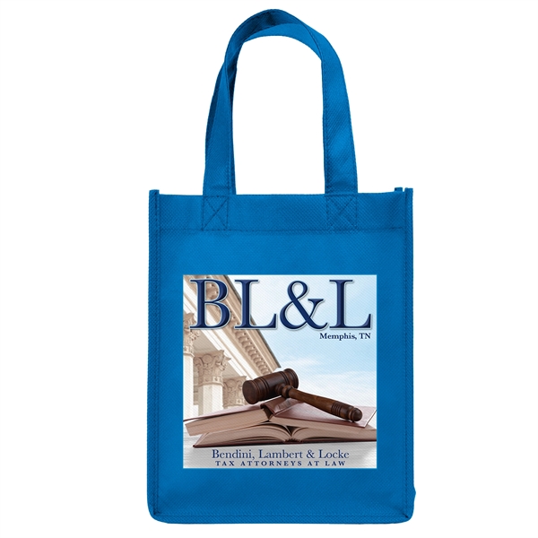 Non-Woven Polypropylene Tote with strong stitched seams and side/bottom gussets.... from ASI 37940 Bag Makers Inc