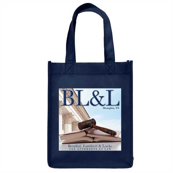 Non-Woven Polypropylene Tote with strong stitched seams and side/bottom gussets.... from ASI 37940 Bag Makers Inc