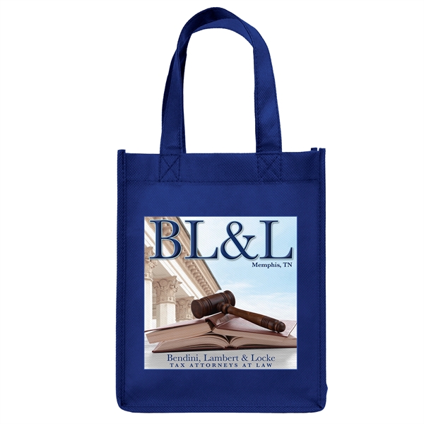 Non-Woven Polypropylene Tote with strong stitched seams and side/bottom gussets.... from ASI 37940 Bag Makers Inc