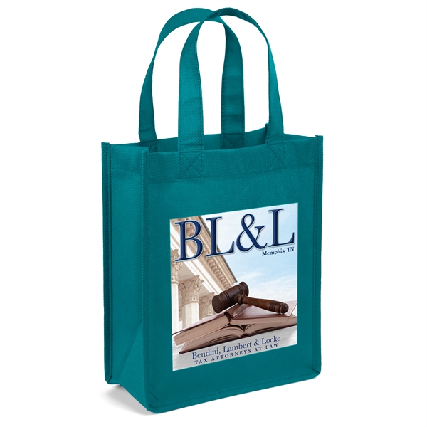 Non-Woven Polypropylene Tote with strong stitched seams and side/bottom gussets.... from ASI 37940 Bag Makers Inc