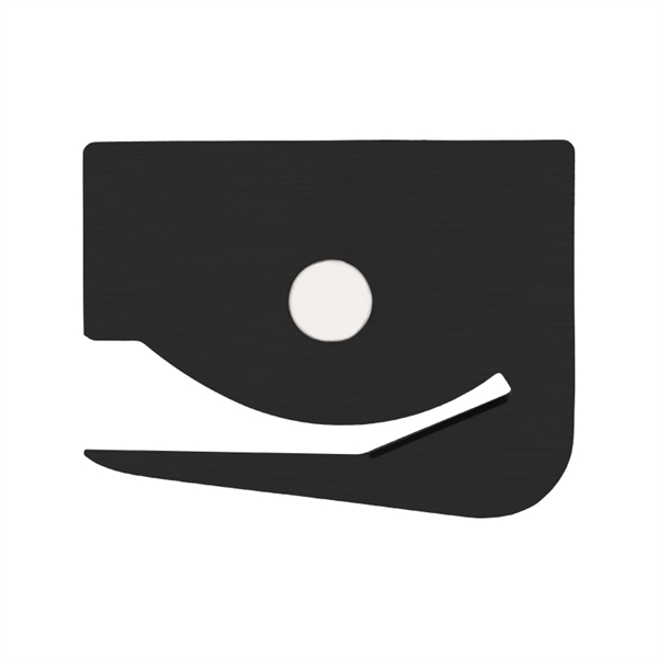 Stainless steel handheld letter opener with magnet... from ASI 57655 STOPNGO Line