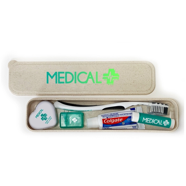 Dental Kit filled with mints, toothbrush, floss, lip moisturizer and toothpaste... from ASI 61966 HPG / Mixie