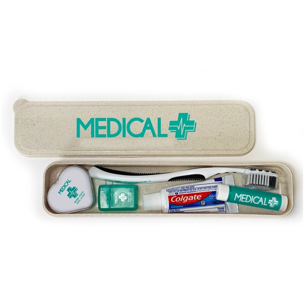 Dental Kit filled with mints, toothbrush, floss, lip moisturizer and toothpaste... from ASI 61966 HPG / Mixie