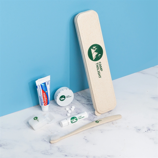 Dental Kit filled with mints, toothbrush, floss, lip moisturizer and toothpaste... from ASI 61966 HPG / Mixie