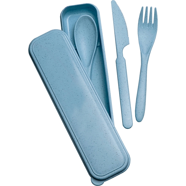 Wheat Straw Cutlery Set BPA Free... from ASI 61966 HPG / Mixie