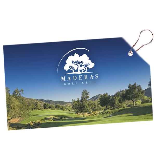 Fully Dye Sublimated (2 Sides) Golf Towel (7 1/2" x 13")... from ASI 62635 Inno-Vative Solutions Grp LTD