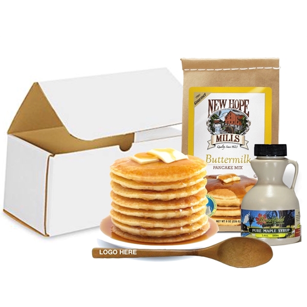 Pancake Mix, Syrup and  Branded  Spoon Food Mailer... from ASI 89971 Stuff A Mug