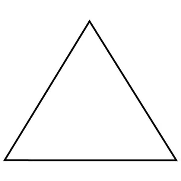 Magnets - Stock Shape Collection - Full Color. Triangle shaped.... from ASI 80210 Quikey Mfg Co Inc / Quikey Line