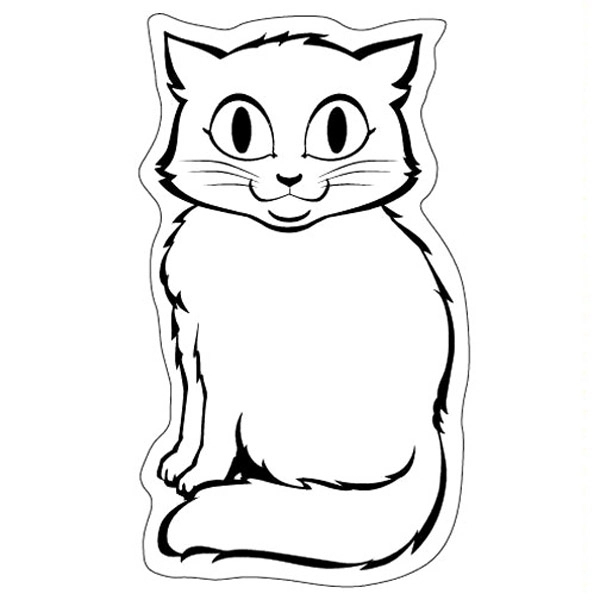 Magnets - Stock Shape Collection - Full Color. Cat shaped.... from ASI 80210 Quikey Mfg Co Inc / Quikey Line