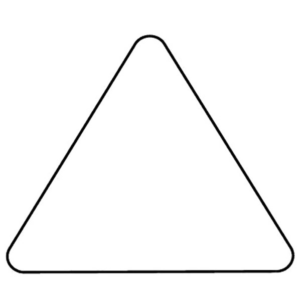 Magnets - Stock Shape Collection - Full Color. Large triangle shaped.... from ASI 80210 Quikey Mfg Co Inc / Quikey Line