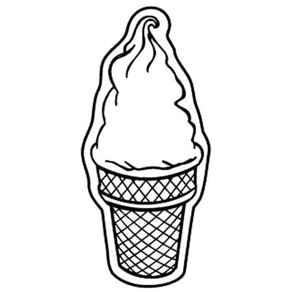 Magnets - Stock Shape Collection - Full Color. Ice cream cone... from ASI 80210 Quikey Mfg Co Inc / Quikey Line