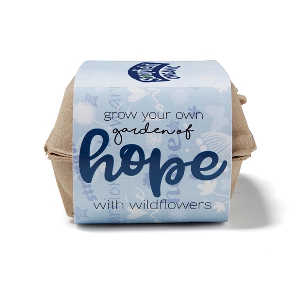 Blue Grow Your Own Garden of Hope Seed Kit with planter,... from ASI 63549 Jornik Manufacturing Corp