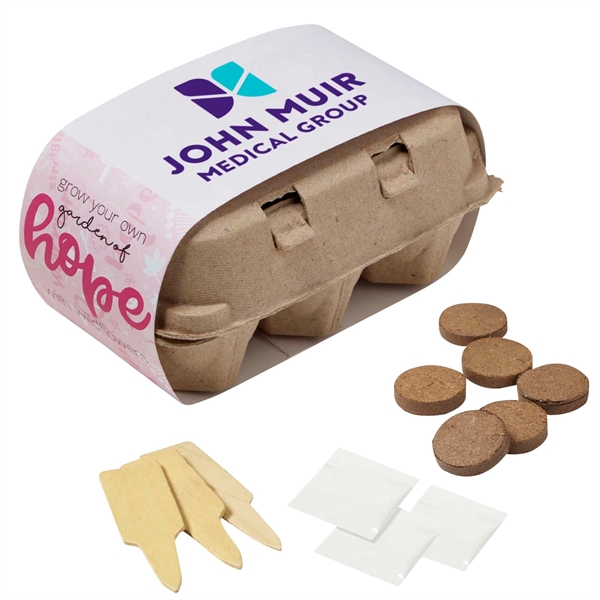 Pink Grow Your Own Garden of Hope Seed Kit with planter,... from ASI 63549 Jornik Manufacturing Corp