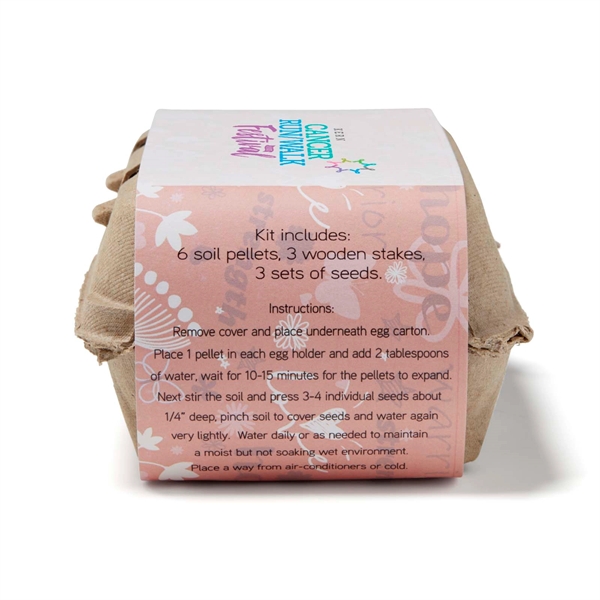 Red Grow Your Own Garden of Hope Seed Kit with planter,... from ASI 63549 Jornik Manufacturing Corp