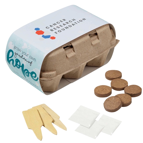 Teal Grow Your Own Garden of Hope Seed Kit with planter,... from ASI 63549 Jornik Manufacturing Corp