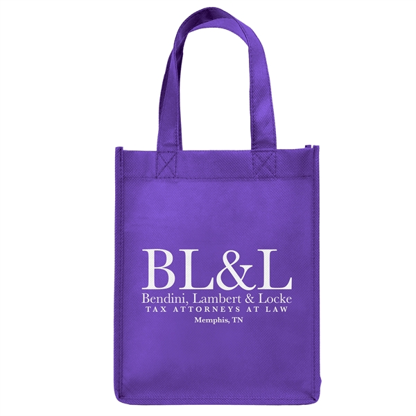 Non-Woven Polypropylene Tote with strong stitched seams and side/bottom gussets.... from ASI 37940 Bag Makers Inc