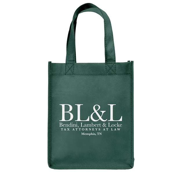 Non-Woven Polypropylene Tote with strong stitched seams and side/bottom gussets.... from ASI 37940 Bag Makers Inc