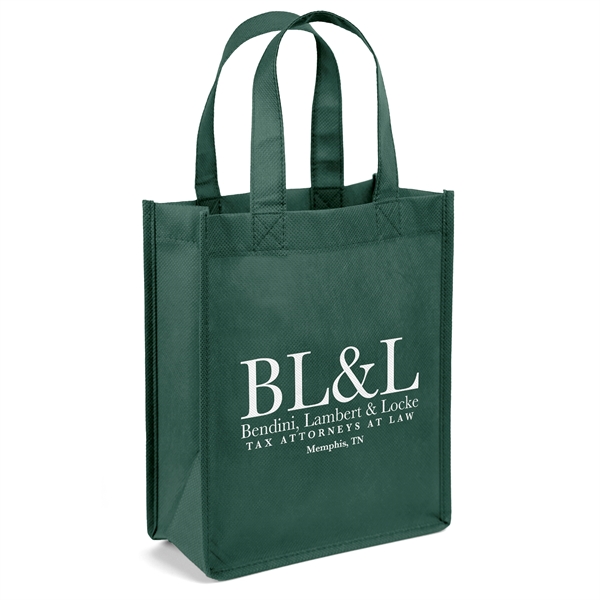 Non-Woven Polypropylene Tote with strong stitched seams and side/bottom gussets.... from ASI 37940 Bag Makers Inc
