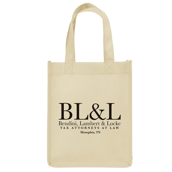 Non-Woven Polypropylene Tote with strong stitched seams and side/bottom gussets.... from ASI 37940 Bag Makers Inc