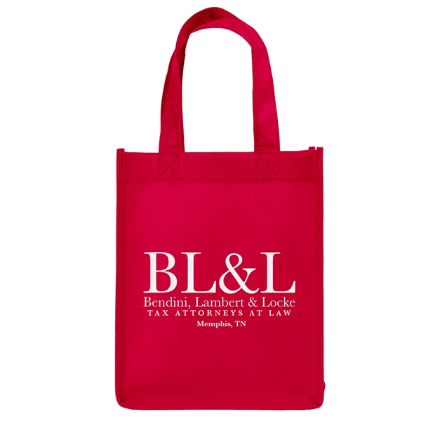 Non-Woven Polypropylene Tote with strong stitched seams and side/bottom gussets.... from ASI 37940 Bag Makers Inc