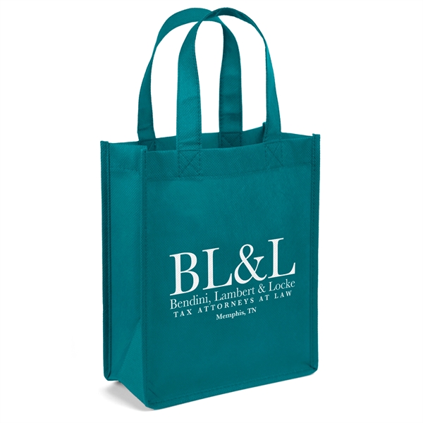Non-Woven Polypropylene Tote with strong stitched seams and side/bottom gussets.... from ASI 37940 Bag Makers Inc