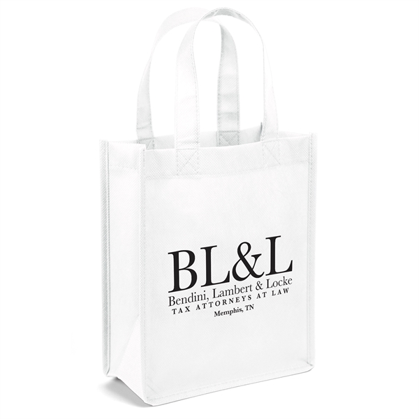 Non-Woven Polypropylene Tote with strong stitched seams and side/bottom gussets.... from ASI 37940 Bag Makers Inc